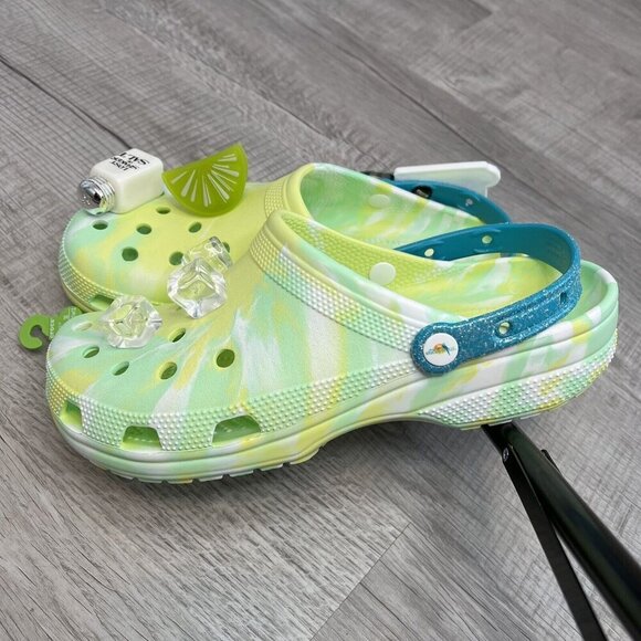 Crocs X Margaritaville NWT Men's 12 Limited Edition Classic Clog Green Vacation - Picture 4 of 10